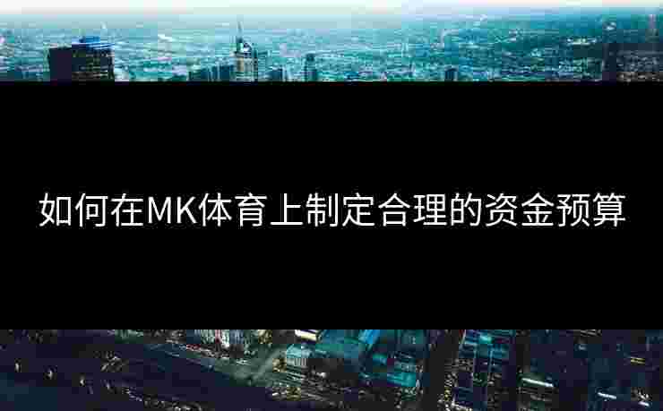 如何在MK体育上制定合理的资金预算