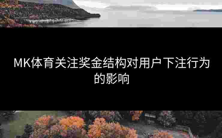 MK体育关注奖金结构对用户下注行为的影响