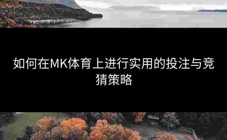 如何在MK体育上进行实用的投注与竞猜策略